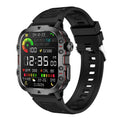 Smart Watch Fitness Bluetooth Call Waterproof (Black)