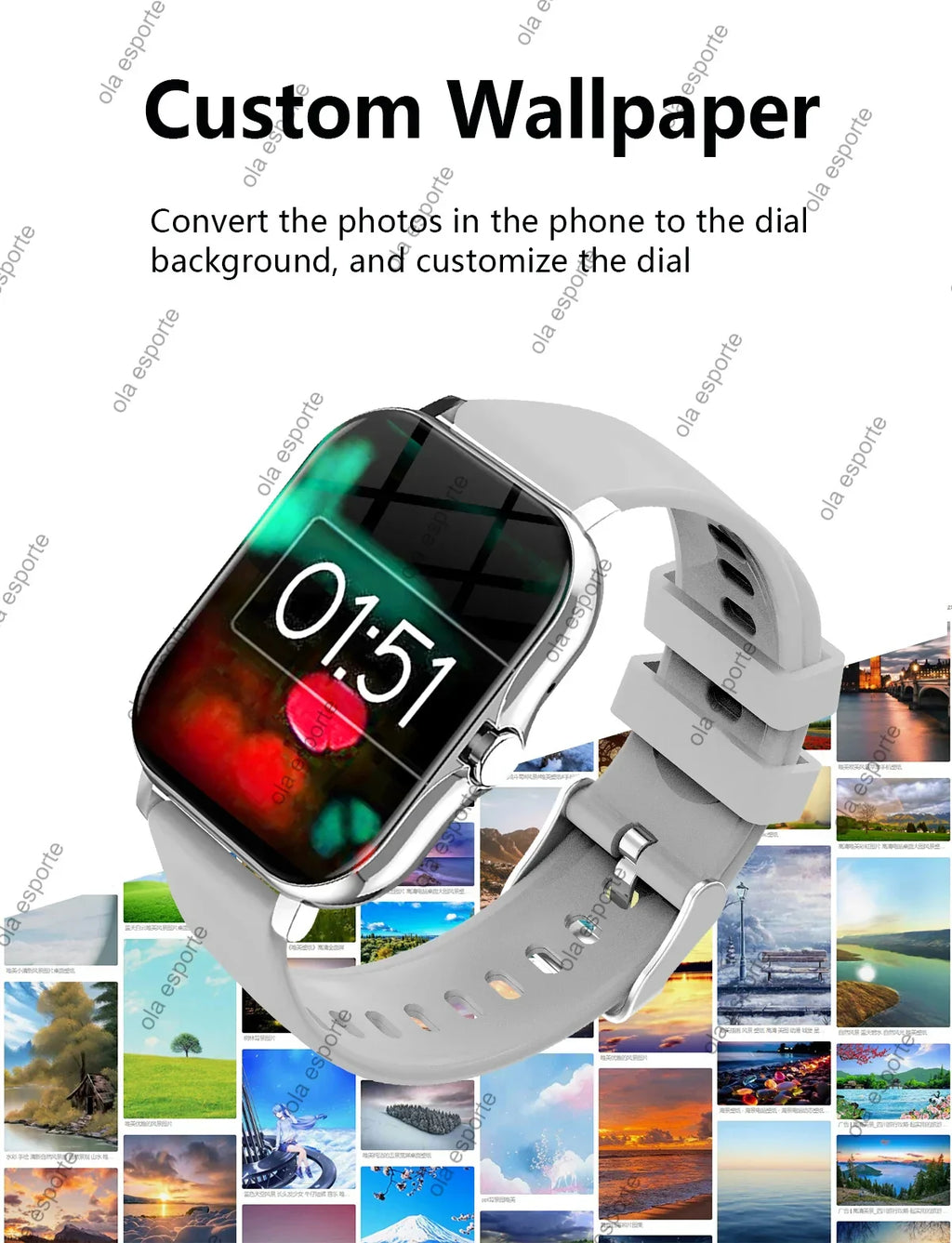 Smart Watch for Men & Women Bluetooth Sports Watch